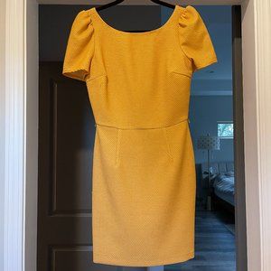 Ark & co yellow polka dot dress